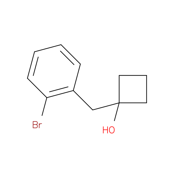 1-[(2-Bromophenyl)methyl]cyclobutan-1-ol