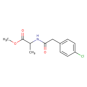 methyl 2-[2-(4-chlorophenyl)acetamido]propanoate