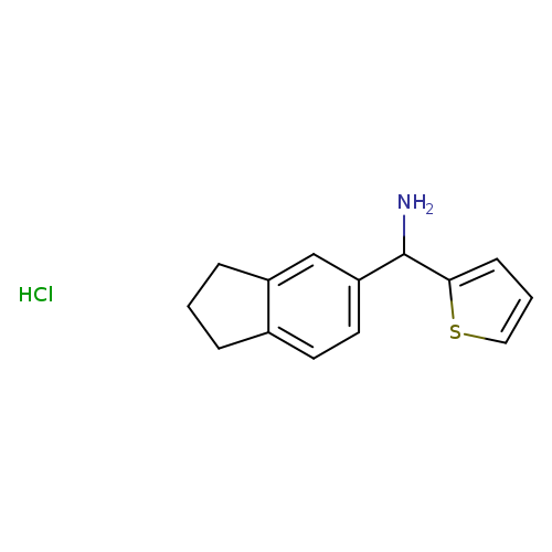 1-(2,3-dihydro-1H-inden-5-yl)-1-(thiophen-2-yl)methanaminehydrochloride