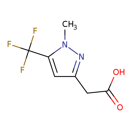 2-(1-Methyl-5-(trifluoromethyl)-1H-pyrazol-3-yl)acetic acid