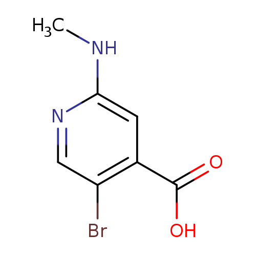 5-bromo-2-(methylamino)pyridine-4-carboxylicacid