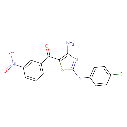 N2-(4-chlorophenyl)-5-(3-nitrobenzoyl)-1,3-thiazole-2,4-diamine
