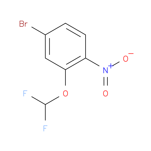 4-Bromo-2-(difluoromethoxy)-1-nitro-benzene