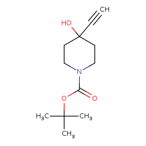 1-Piperidinecarboxylic acid, 4-ethynyl-4-hydroxy-, 1,1-dimethylethyl ester