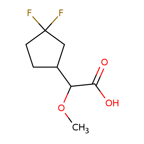 2-(3,3-difluorocyclopentyl)-2-methoxyacetic acid