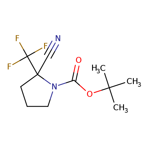 tert-butyl 2-cyano-2-(trifluoromethyl)pyrrolidine-1-carboxylate