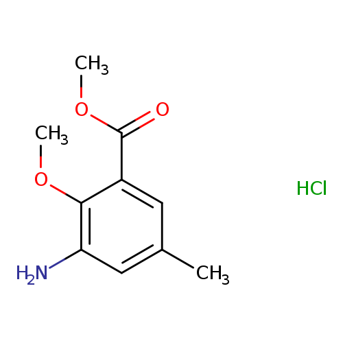 Methyl 3-amino-2-methoxy-5-methylbenzoate hydrochloride