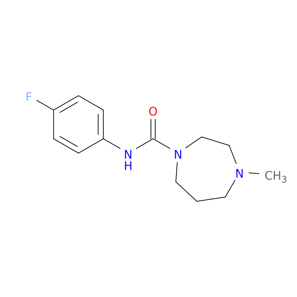 N-(4-fluorophenyl)-4-methyl-1,4-diazepane-1-carboxamide