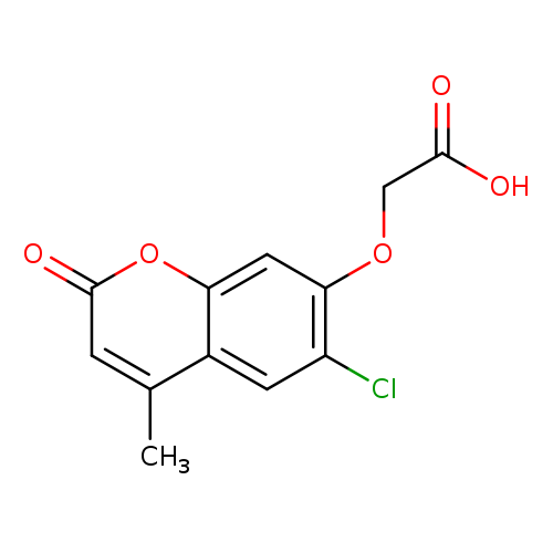 [(6-Chloro-4-methyl-2-oxo-2h-chromen-7-yl)oxy]acetic acid