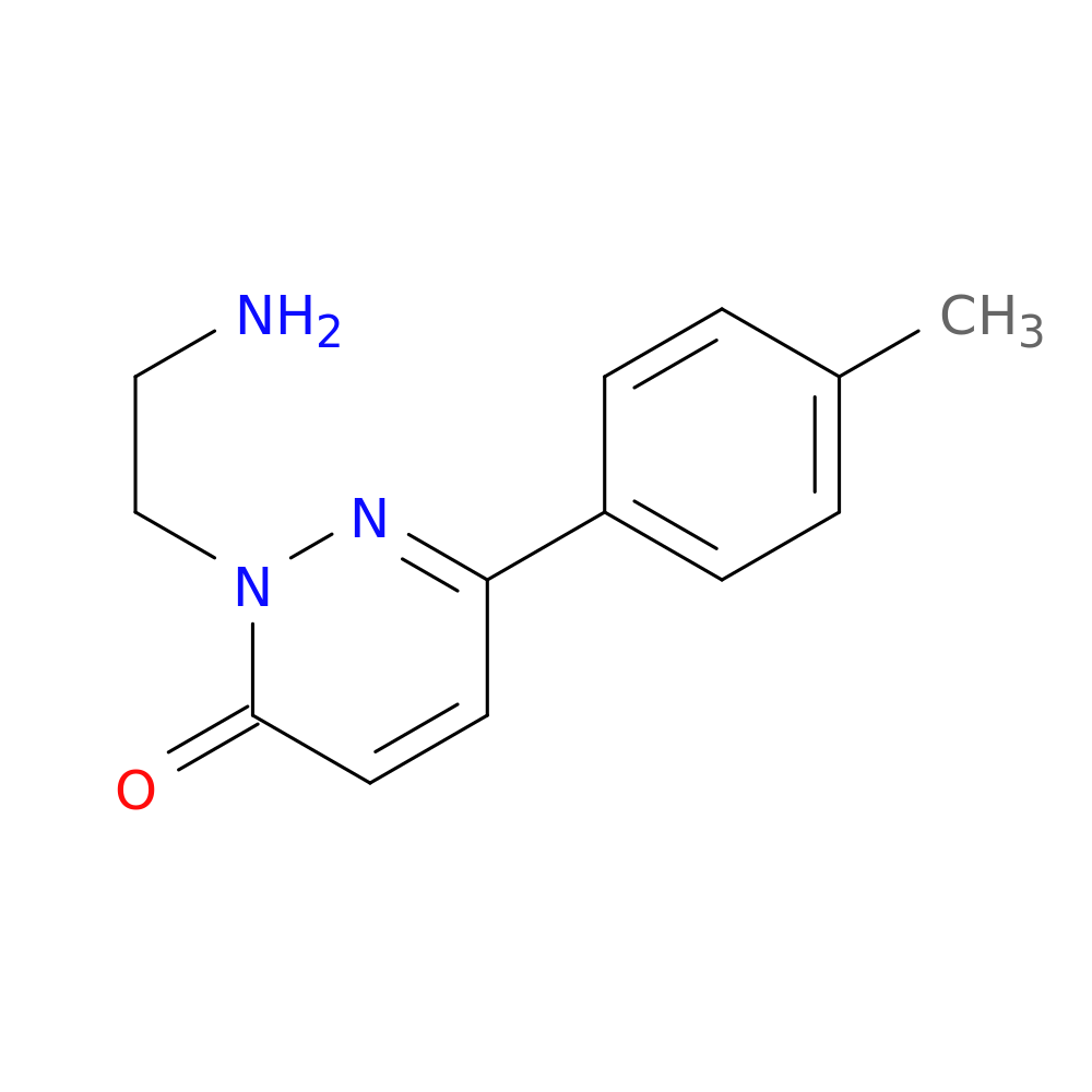 2-(2-aminoethyl)-6-(4-methylphenyl)-2,3-dihydropyridazin-3-one