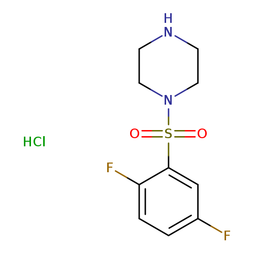 1-(2,5-difluorobenzenesulfonyl)piperazine hydrochloride