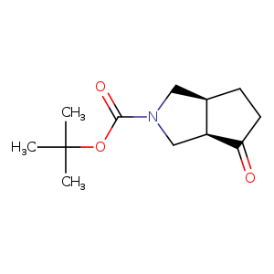 Cyclopenta[c]pyrrole-2(1H)-carboxylic acid, hexahydro-4-oxo-, 1,1-dimethylethyl ester, (3aR,6aS)-rel-