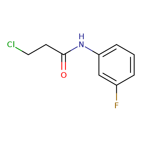 Propanamide, 3-chloro-N-(3-fluorophenyl)-