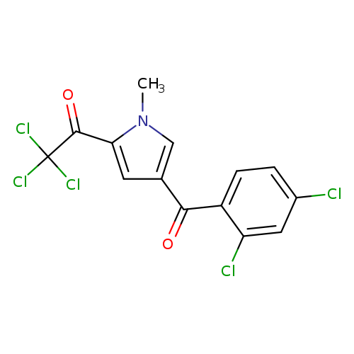 2,2,2-trichloro-1-[4-(2,4-dichlorobenzoyl)-1-methyl-1H-pyrrol-2-yl]ethan-1-one