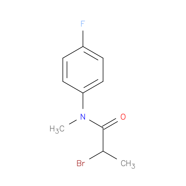 2-Bromo-N-(4-fluorophenyl)-N-methylpropanamide