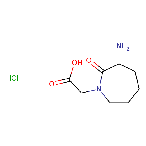 2-(3-amino-2-oxoazepan-1-yl)acetic acid hydrochloride