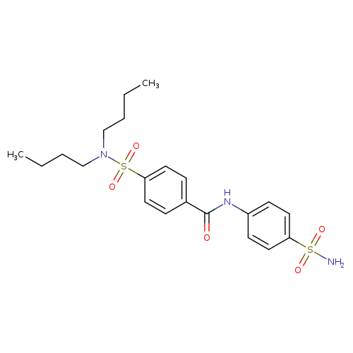 4-(dibutylsulfamoyl)-N-(4-sulfamoylphenyl)benzamide