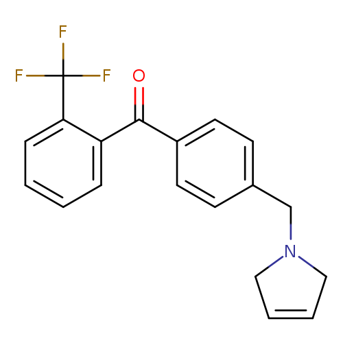 (4-((2,5-Dihydro-1H-pyrrol-1-yl)methyl)phenyl)(2-(trifluoromethyl)phenyl)methanone