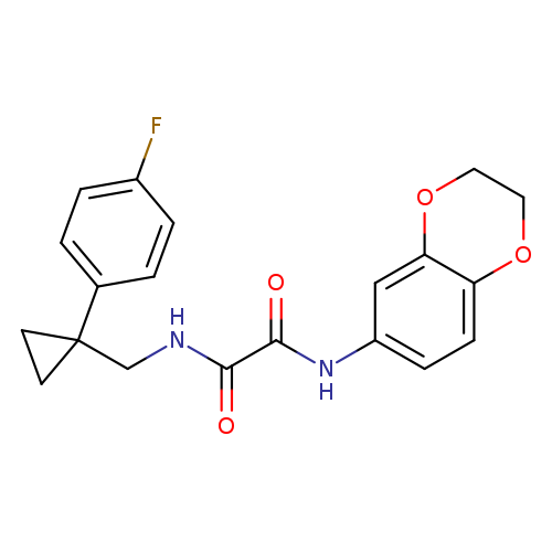 N'-(2,3-dihydro-1,4-benzodioxin-6-yl)-N-{[1-(4-fluorophenyl)cyclopropyl]methyl}ethanediamide