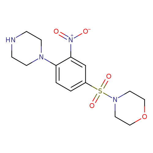 4-[3-nitro-4-(piperazin-1-yl)benzenesulfonyl]morpholine
