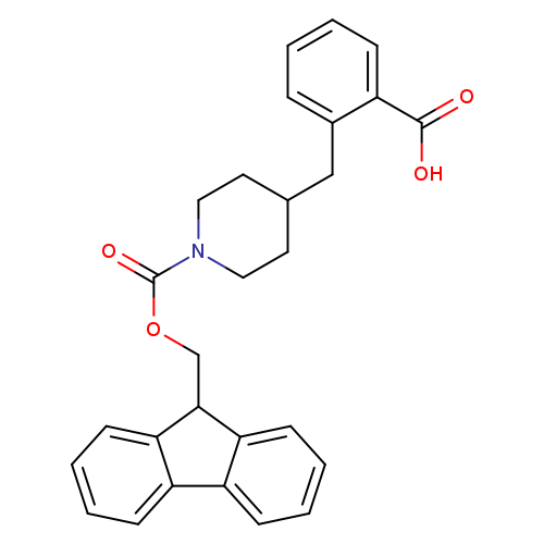 2-[(1-{[(9H-fluoren-9-yl)methoxy]carbonyl}piperidin-4-yl)methyl]benzoic acid