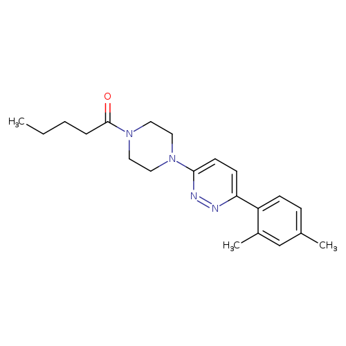 1-{4-[6-(2,4-dimethylphenyl)pyridazin-3-yl]piperazin-1-yl}pentan-1-one