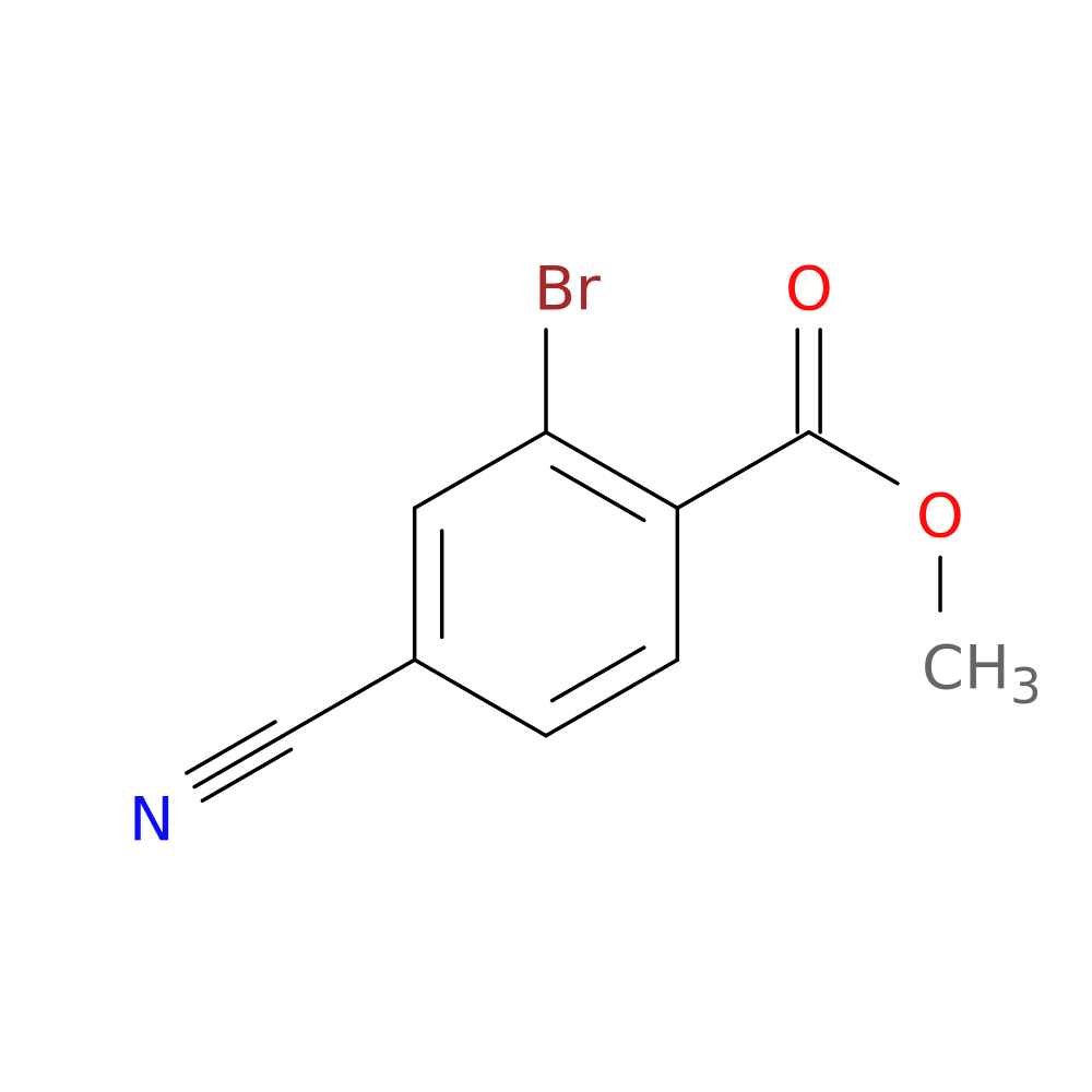 Benzoic acid, 2-bromo-4-cyano-, methyl ester