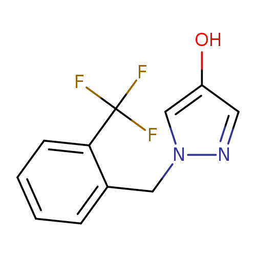 1-(2-Trifluoromethyl-benzyl)-1H-pyrazol-4-ol