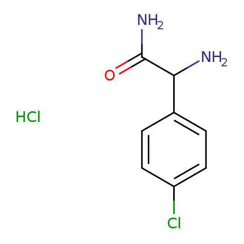 2-amino-2-(4-chlorophenyl)acetamide hydrochloride