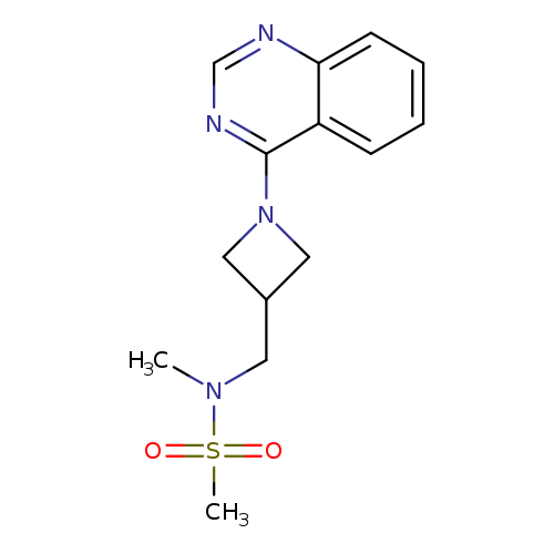 N-methyl-N-{[1-(quinazolin-4-yl)azetidin-3-yl]methyl}methanesulfonamide