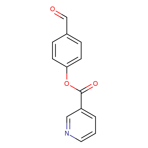 3-Pyridinecarboxylic acid, 4-formylphenyl ester