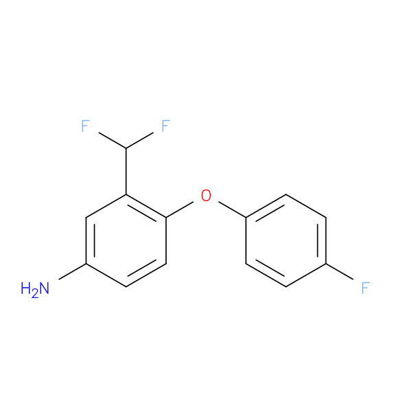 3-(difluoromethyl)-4-(4-fluorophenoxy)aniline
