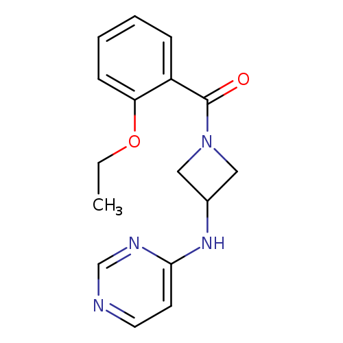 N-[1-(2-ethoxybenzoyl)azetidin-3-yl]pyrimidin-4-amine