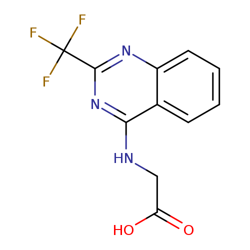 2-{[2-(trifluoromethyl)quinazolin-4-yl]amino}acetic acid