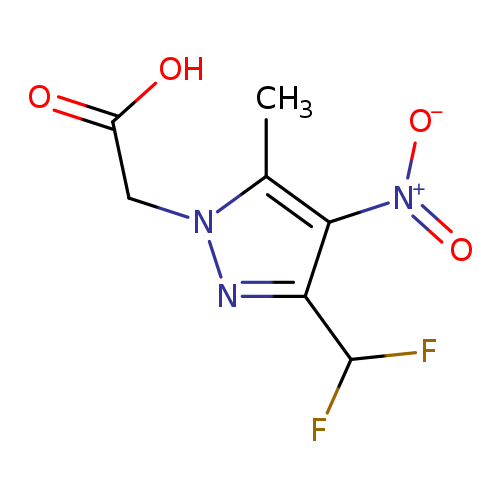 [3-(Difluoromethyl)-5-methyl-4-nitro-1h-pyrazol-1-yl]acetic acid