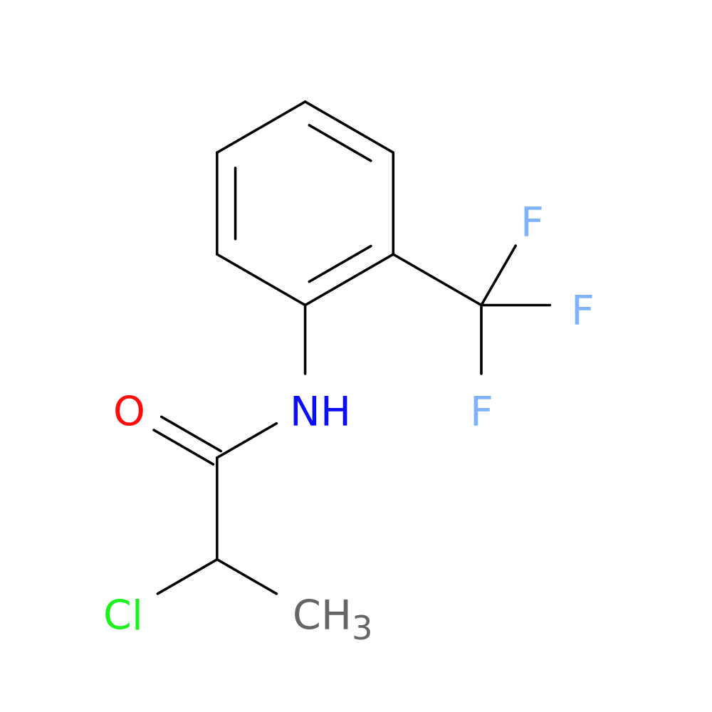2-chloro-N-[2-(trifluoromethyl)phenyl]propanamide