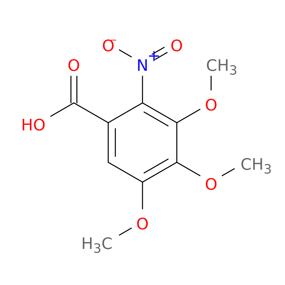3,4,5-Trimethoxy-2-nitrobenzoic acid