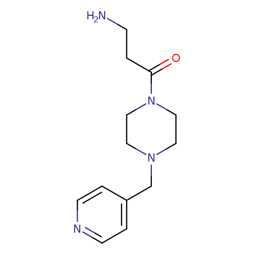 3-amino-1-[4-(pyridin-4-ylmethyl)piperazin-1-yl]propan-1-one
