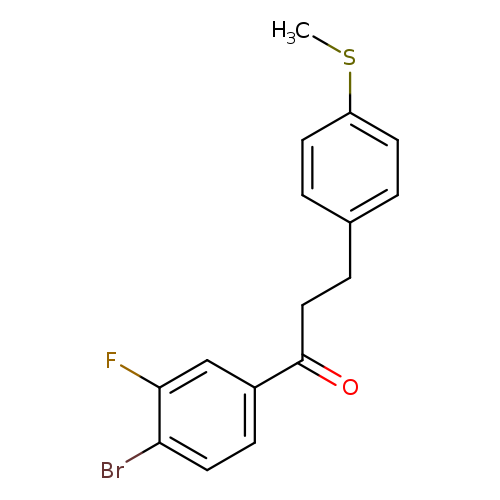 4'-Bromo-3'-fluoro-3-(4-thiomethylphenyl)propiophenone