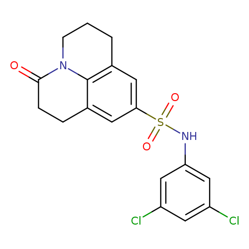 N-(3,5-dichlorophenyl)-2-oxo-1-azatricyclo[7.3.1.0^{5,13}]trideca-5,7,9(13)-triene-7-sulfonamide