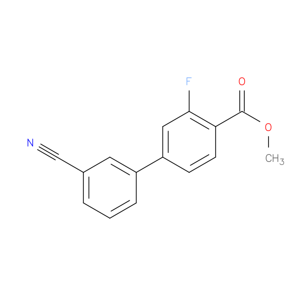 Methyl 4-(3-cyanophenyl)-2-fluorobenzoate