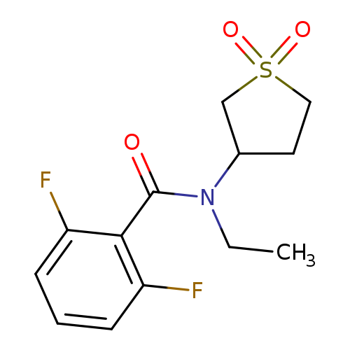 N-(1,1-dioxo-1lambda6-thiolan-3-yl)-N-ethyl-2,6-difluorobenzamide