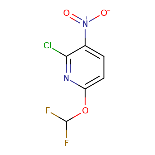 2-chloro-6-(difluoromethoxy)-3-nitropyridine