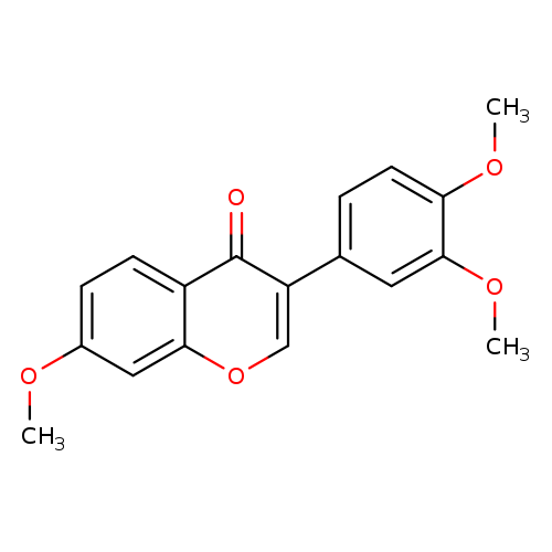 4H-1-Benzopyran-4-one, 3-(3,4-dimethoxyphenyl)-7-methoxy-