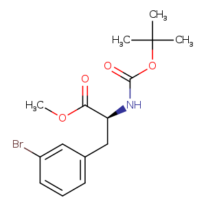(S)-Methyl 3-(3-bromophenyl)-2-((tert-butoxycarbonyl)amino)propanoate
