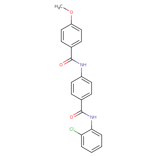 N-(2-chlorophenyl)-4-[(4-methoxybenzoyl)amino]benzamide