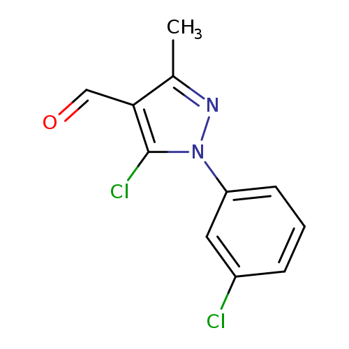 5-Chloro-1-(3-chlorophenyl)-3-methyl-1h-pyrazole-4-carbaldehyde
