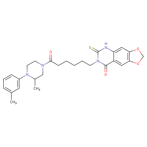 7-{6-[3-methyl-4-(3-methylphenyl)piperazin-1-yl]-6-oxohexyl}-6-sulfanylidene-2H,5H,6H,7H,8H-[1,3]dioxolo[4,5-g]quinazolin-8-one