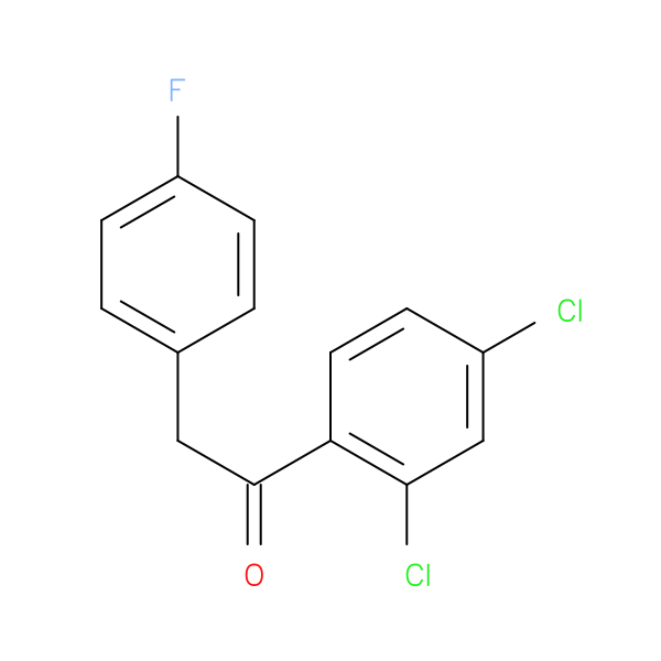 1-(2,4-dichlorophenyl)-2-(4-fluorophenyl)ethanone