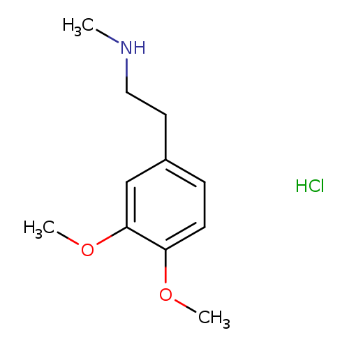 3,4-Dimethoxy-N-methylphenethylamine hydrochloride